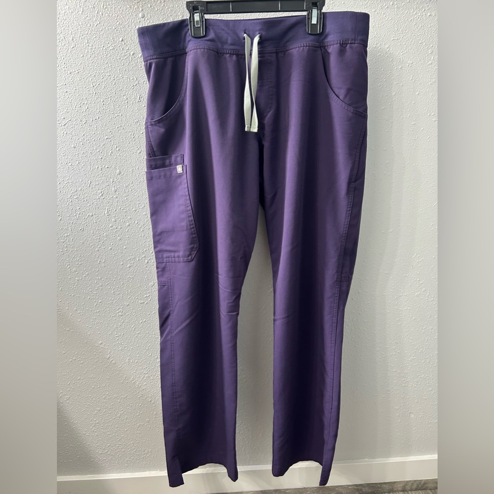 Figs Women’s Large Purple Shadow Kade Scrub Pants